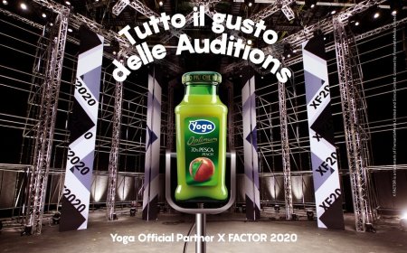 I succhi Yoga sono bevanda ufficiale a X Factor 2020