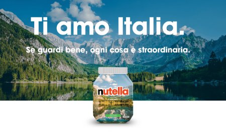 Nutella celebra le bellezze del paese con l'edizione speciale "Ti Amo Italia"
