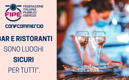 Fipe: "Bar e Ristoranti sono luoghi sicuri per tutti"