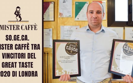 So.Ge.Ca. - Mister Caffè tra i vincitori del Great Taste 2020 di Londra
