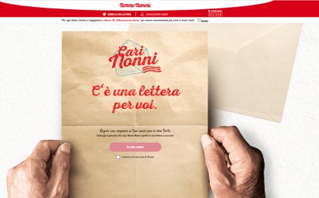 Nonno Nanni messaggero d'amore per i nonni d'Italia