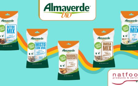 I mix di frutta secca biologica Almaverde Bio arrivano nei bar grazie a Natfood