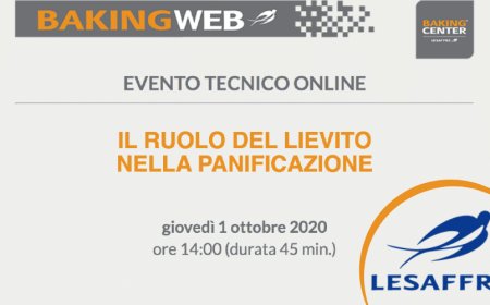 Lesaffre Italia: appuntamento online sul "Ruolo del lievito nella panificazione"