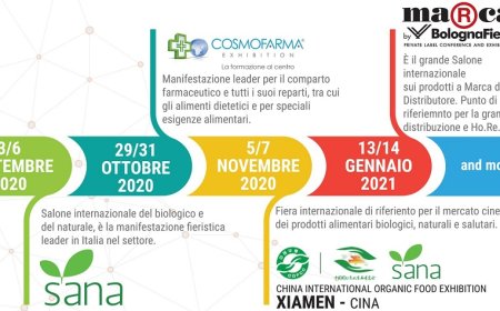 Da settembre BolognaFiere riparte con gli appuntamenti fieristici e gli eventi dedicati al free from