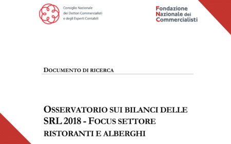 Osservatorio Consiglio e Fondazione Nazionale Commercialisti: ristoranti e alberghi in ginocchio nel 2020