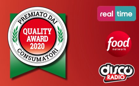 Quality Award 2020 on air su Food Network, Real Time e Discoradio