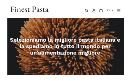 Finest Pasta: la migliore pasta italiana arriva in tutto il mondo