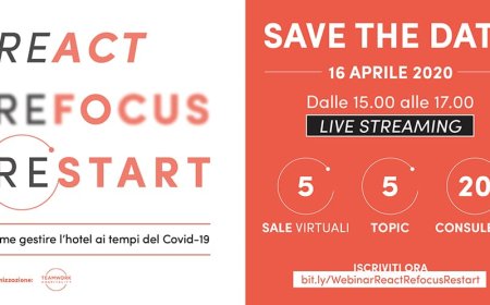 React, Refocus, Restart: da Teawork una giornata di formazione online dedicata al settore alberghiero