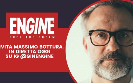 Engine invita Massimo Bottura. In diretta oggi su IG @ginengine