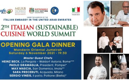Grandi nomi per la Cena di Gala di Apertura del Summit Mondiale della Cucina Italiana a Dubai