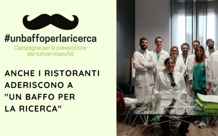 Anche i ristoranti aderiscono a "Un Baffo Per la Ricerca"