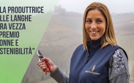 Alla produttrice delle Langhe Sara Vezza il premio "Donne e Sostenibilità"