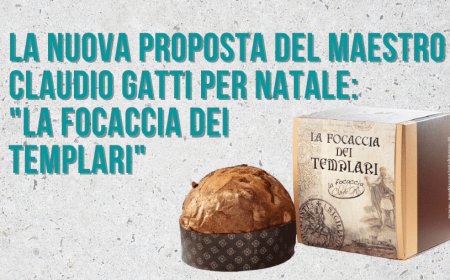 La nuova proposta del maestro Claudio Gatti per Natale: "La Focaccia dei Templari"