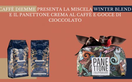 Caffè Diemme presenta la miscela Winter Blend e il Panettone Crema al Caffè e gocce di cioccolato