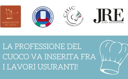 La professione del cuoco va inserita fra i lavori usuranti!