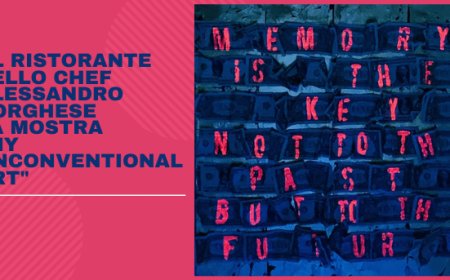 Al ristorante dello chef Alessandro Borghese la mostra "My Unconventional Art"