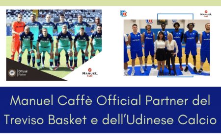 Manuel Caffè Official Partner del Treviso Basket e dell’Udinese Calcio