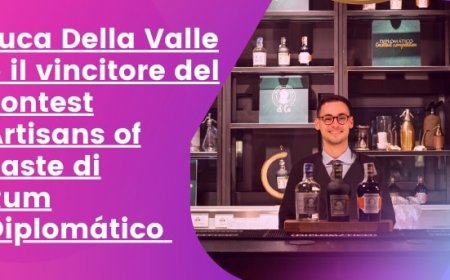 Luca Della Valle è il vincitore del contest Artisans of Taste di Rum Diplomático 