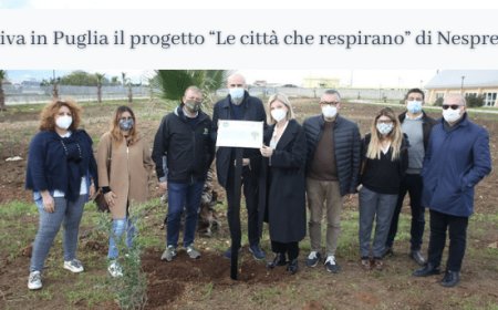 Arriva in Puglia il progetto “Le città che respirano” di Nespresso