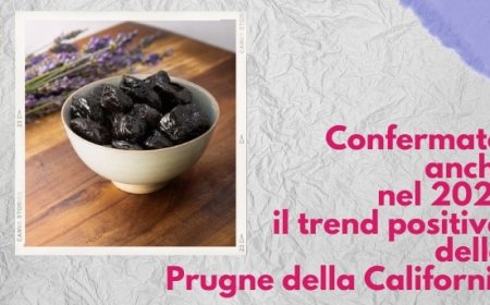 Confermato anche nel 2021 il trend positivo delle Prugne della California