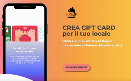 Un'ottima idea il nuovo servizio di Gift Card dedicato ai ristoratori di Dishcovery