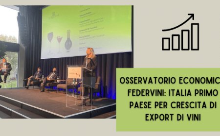 Osservatorio Economico Federvini: Italia primo paese per crescita di export di vini