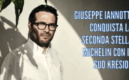 Giuseppe Iannotti conquista la seconda stella Michelin con il suo Krèsios