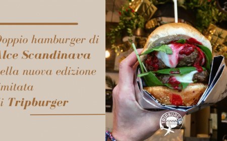 Doppio hamburger di Alce Scandinava nella nuova edizione limitata di Tripburger