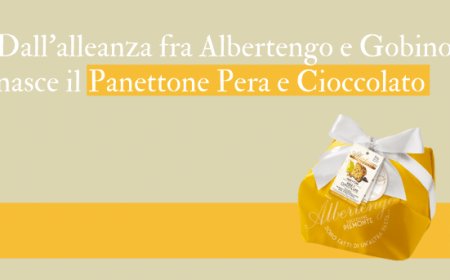 Dall'alleanza fra Albertengo e Gobino nasce il Panettone Pera e Cioccolato