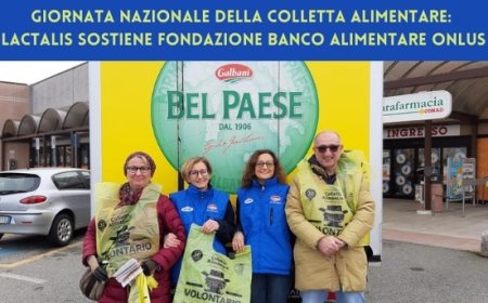Giornata Nazionale della Colletta Alimentare: Lactalis sostiene Fondazione Banco Alimentare Onlus