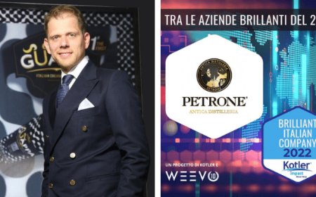 L’Antica Distilleria Petrone unica "Brilliant Italian Company 2022" del Sud Italia