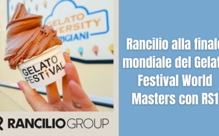 Rancilio alla finale mondiale del Gelato Festival World Masters con RS1