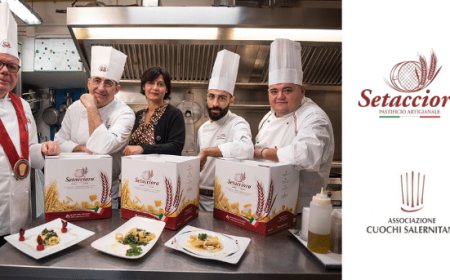 Pastificio Setaccioro e Associazione Cuochi Salernitani ai fornelli