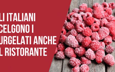 Gli italiani scelgono i surgelati anche al ristorante