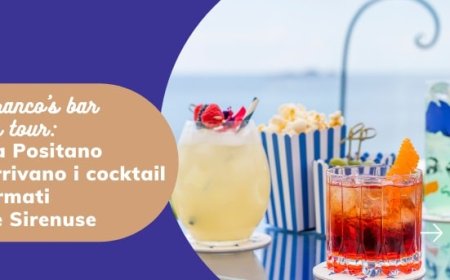 Franco's bar on tour: da Positano arrivano i cocktail firmati Le Sirenuse