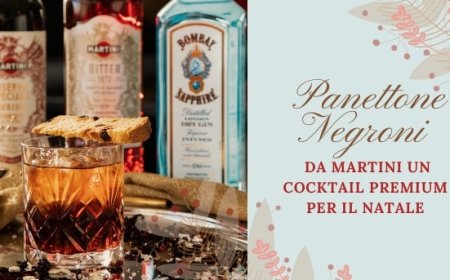 Panettone Negroni: da MARTINI® un cocktail premium per il Natale