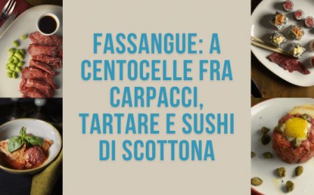 Fassangue: a Centocelle fra carpacci, tartare e sushi di scottona