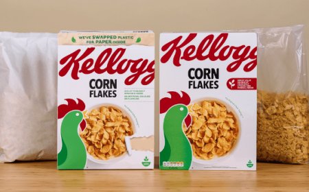 Kellogg: un esperimento per sostituire i pacchi di plastica dai cereali