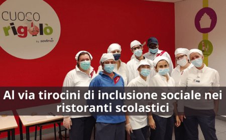 Al via tirocini di inclusione sociale nei ristoranti scolastici