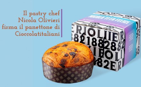 Il pastry chef Nicola Olivieri firma il panettone di Cioccolatitaliani