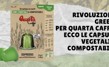 Rivoluzione green per Quarta Caffè: ecco le capsule vegetali e compostabili