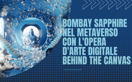 Bombay Sapphire nel metaverso con l'opera d'arte digitale Behind the Canvas
