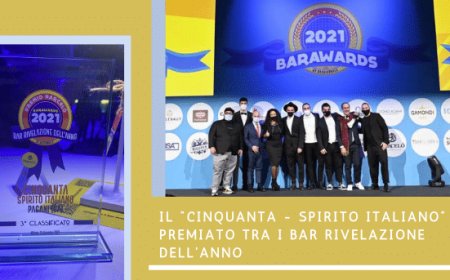 Il "Cinquanta - Spirito Italiano" premiato tra i bar rivelazione dell'anno