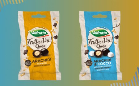 Due nuove referenze "choco" per il canale bar nella gamma "Valfrutta Frutta e Vai!"