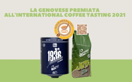 La Genovese premiata all'International Coffee Tasting 2021