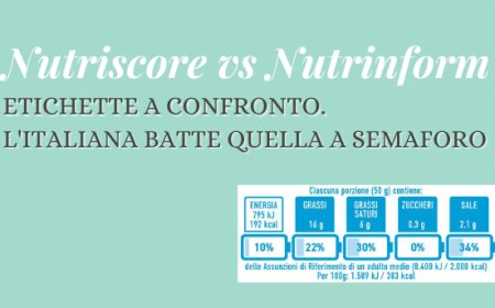 Nutriscore vs Nutrinform: etichette a confronto. L'italiana batte quella a semaforo
