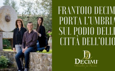 Frantoio Decimi porta l'Umbria sul podio delle Città dell'Olio