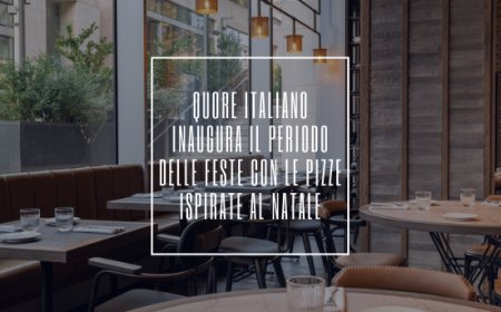 Quore Italiano inaugura il periodo delle feste con le pizze ispirate al Natale