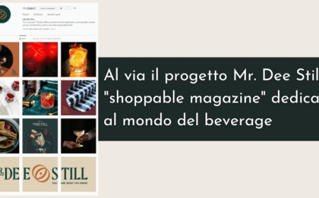 Al via il progetto Mr. Dee Still, "shoppable magazine" dedicato al mondo del beverage