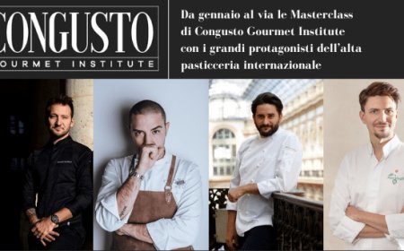 Da gennaio al via le Masterclass di Congusto Gourmet Institute con i grandi protagonisti dell’alta pasticceria internazionale